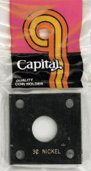 Capital Holder - 3c Nickel, 2x2