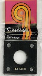 Capital Holder - $3 Gold, 2x2