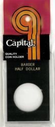 Capital Holder - Barber Half Dollar, 2x3