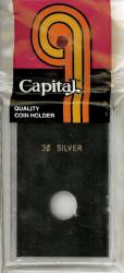 Capital Holder - 3c Silver, 2x3