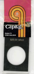 Capital Holder - $20 Gold, 2x3