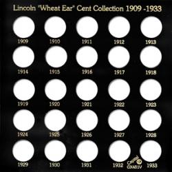 Capital Holder - Lincoln Wheat Ear Cents 1909-1933