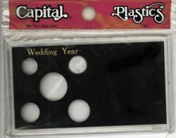 Capital Holder - Wedding Year (Cent through Small Dollar), Meteor