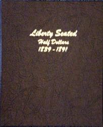 Dansco Album 6152: Liberty Seated Half Dollars, 1839-1891