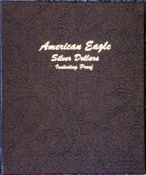 Dansco Album 8181: American Eagle Silver Dollars w/ Proofs, 1986-2006