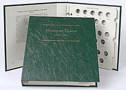 Littleton Album Mercury Dimes 1916-1945