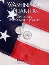 HE Harris Folder 2582: Complete Year Set Quarters, 1999