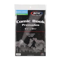 BCW Current Comic Premade Bags and Boards (Resealable)