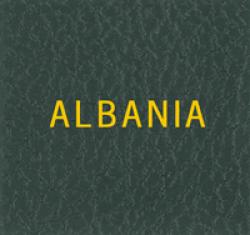 Scott Specialty Series Green Binder Label: Albania