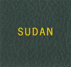 Scott Specialty Series Green Binder Label: Sudan